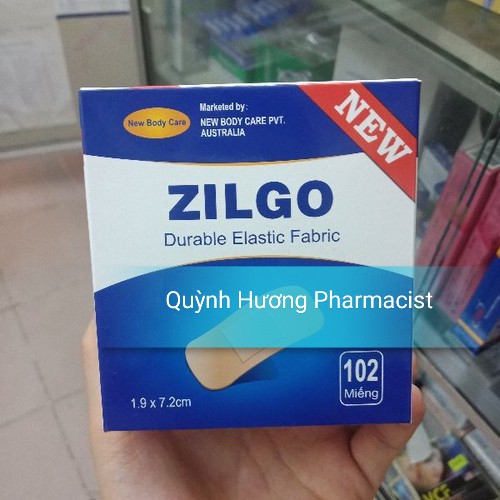 Băng dính cá nhân ZILGO miếng nhỏ ( 102 miếng )