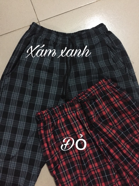 Quần caro plaid pants