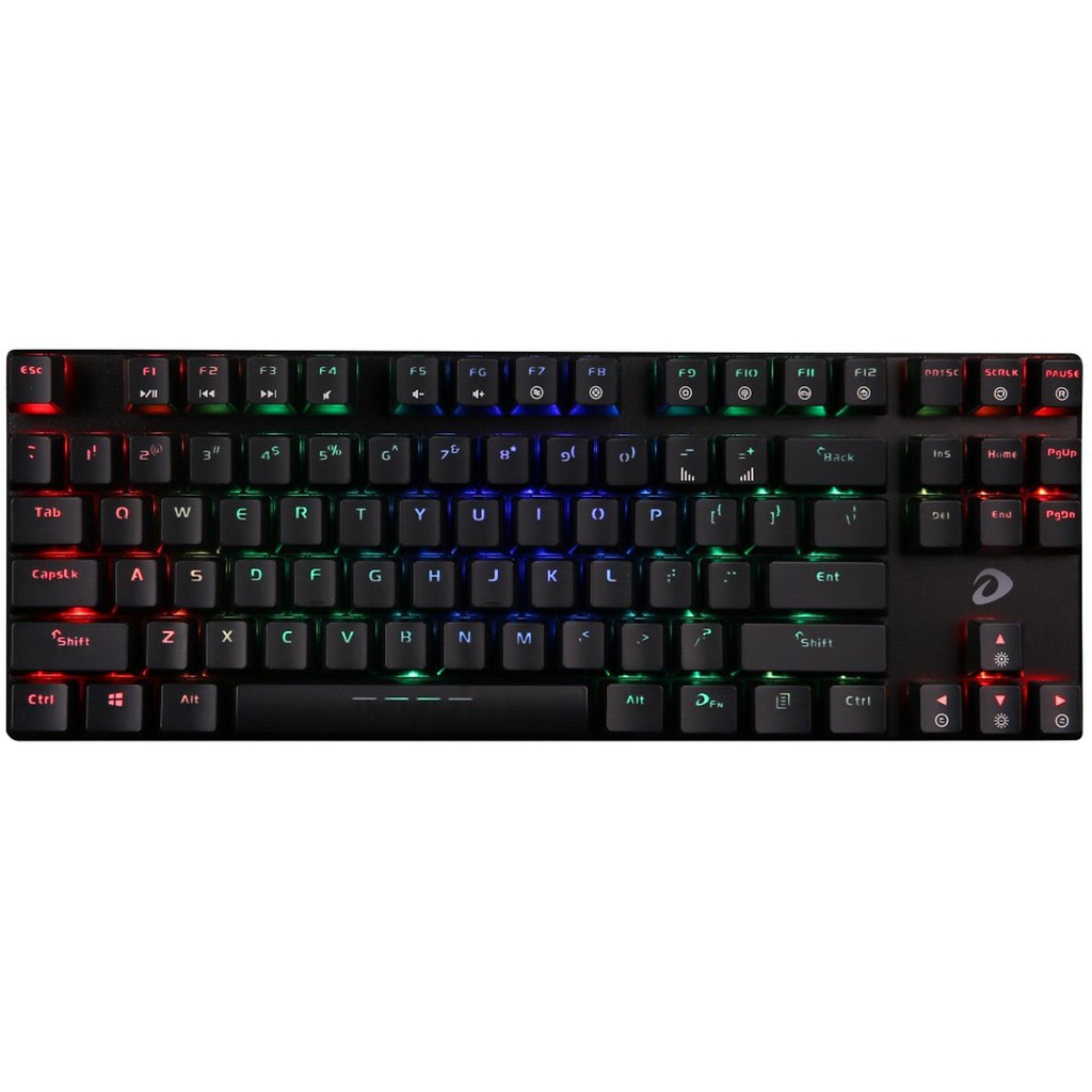 Bàn phím máy tính DARE-U DK880 RGB Black Blue - Hàng Chính Hãng