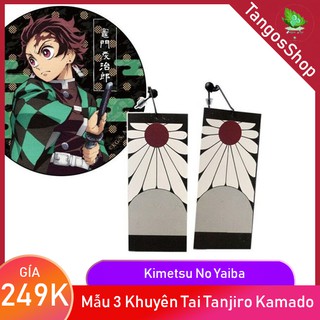 Bông tai 💝FREESHIP💝 [Hot] Mẫu 3 Bông Tai Cosplay Hanafuda Tanjiro Giảm 5K Khi Nhập [BOYPTN60K] Kimetsu no Yaiba.