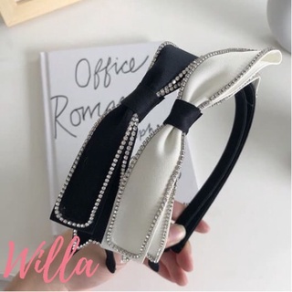 Băng đô cài tóc đính đá thanh lịch Willa