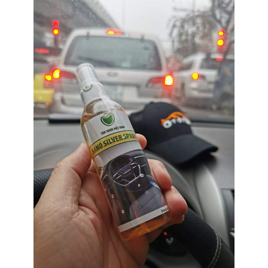 Xịt khử mùi Nano Silver Spray cho Ô tô, Công nghệ Nano bạc diệt khuẩn, nấm gây mùi triệt để | BigBuy360 - bigbuy360.vn