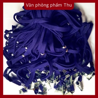 Combo 100 dây đeo bảng tên kẹp sắt