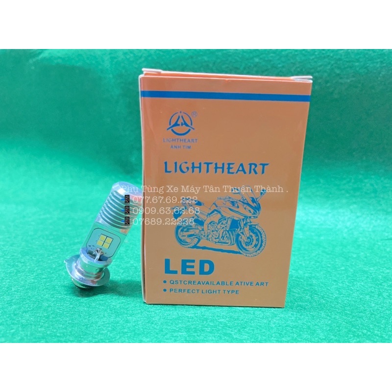 Bóng Led Bi Pha Dream, Wave , Exciter 135 đời đầu Sáng Trắng chân M5 / H4