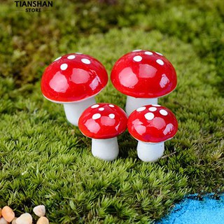 Set 20 mô hình cây nấm mini dùng trang trí tiểu cảnh
