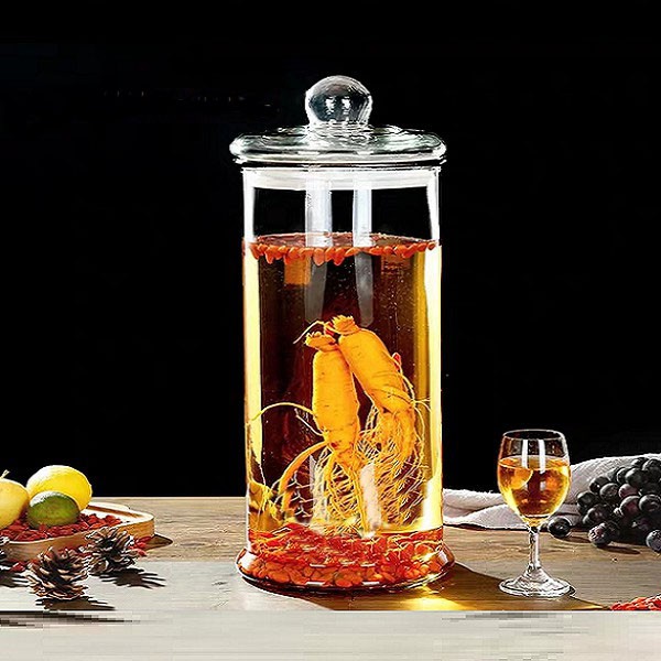 Bình Ngâm Rượu Trụ Trơn 15 Lít - Bình Thủy Tinh ngâm rượu