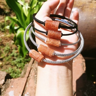 Vòng tay lu thống mặt trời sunstone