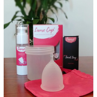 Cốc nguyệt san Laure cup Chính Hãng TẶNG 1 GEL RỬA, 1 CỐC TIỆT TRÙNG (trong ngày hôm nay)