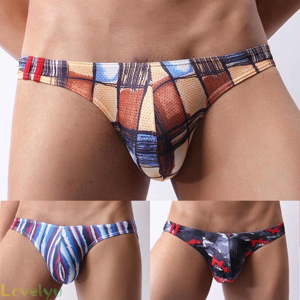 【LOVELYU】Underwear Swimwear Ultra-thin Underpants Bikini Breathable Bulge Pouch【Good Quality】