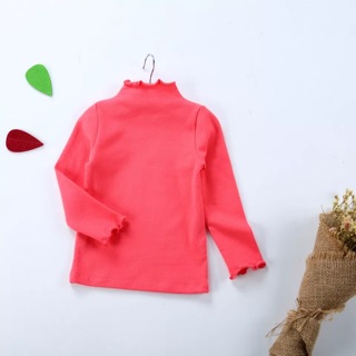 ÁO THUN COTTON CỔ CAO CHO BÉ