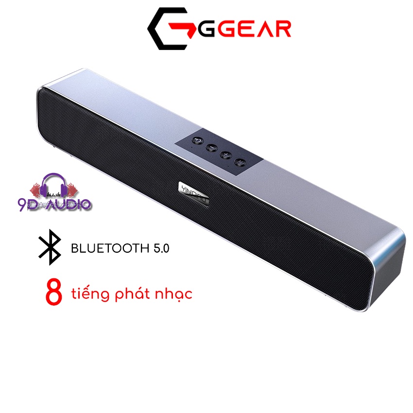 Loa thanh bluetooth GGear công suất 10W siêu bass - Pin 8 tiếng - Cho laptop tivi FM GA36