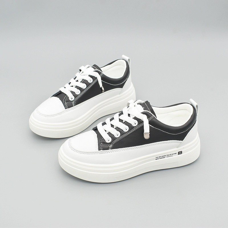 Giày sneaker độn đế 5p năng động dành cho nữ phong cách Hàn Quốc (KM08)