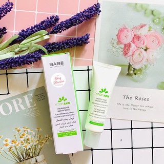 Kem Dưỡng Ẩm cho da dầu mụn Babe Stop AKN Mattifying (hàng công ty có tem)