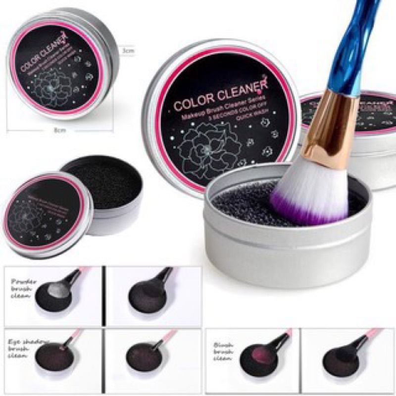 Lau cọ khô khay vệ sinh cọ Color Cleaner siêu tân tiến
