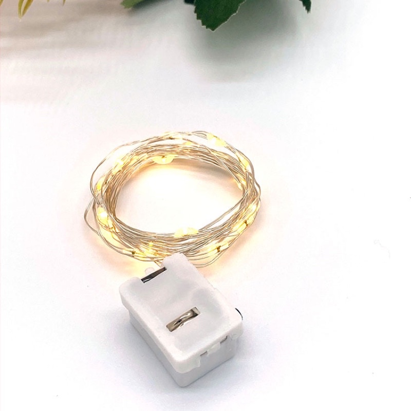 Đèn led trang trí decor 3 chế độ có dây pin độ dài 2m
