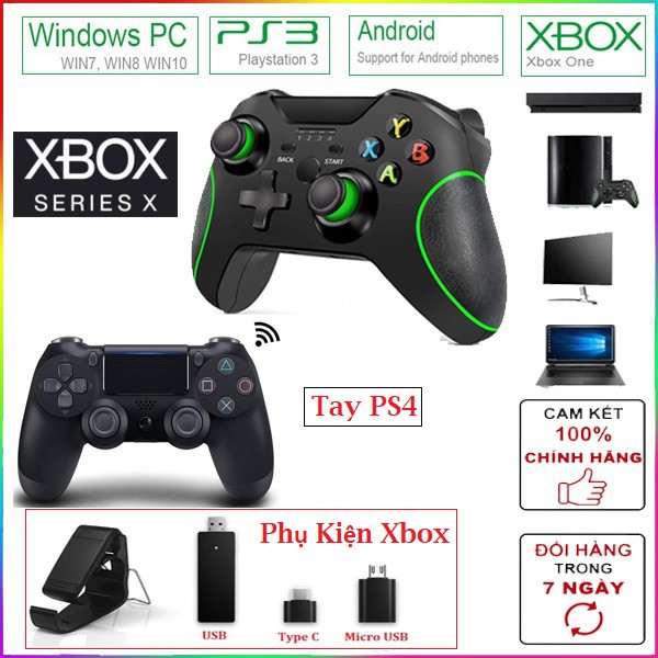 Tay cầm chơi game PS5 🎮Bluetooth Không Dây Cho PC/ PS4 / PS5 Ios 15.5/ Android Dualshock4 pin 800mha, rung cực mạnh