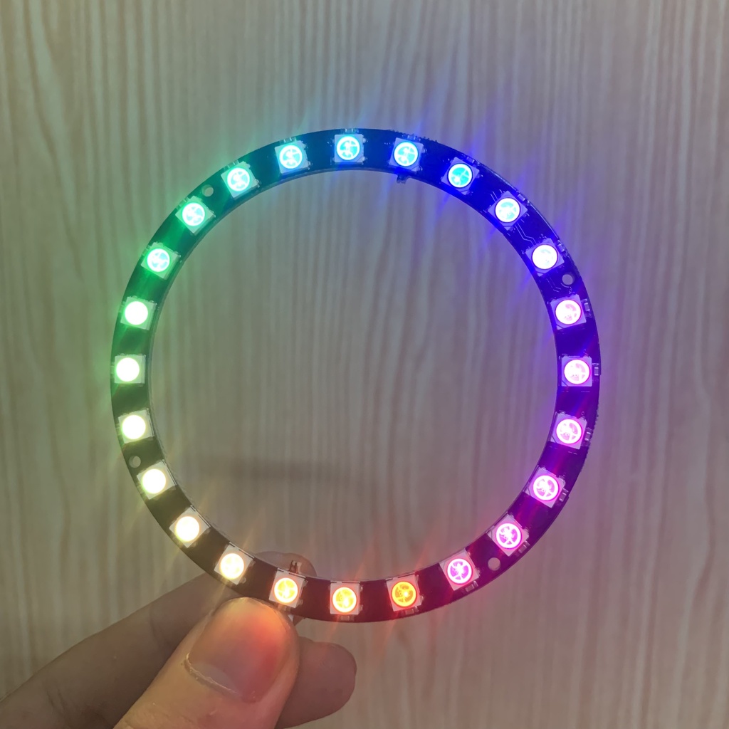 Vòng LED Neopixel Ring WS2812B RGB 16/24/60 bóng
