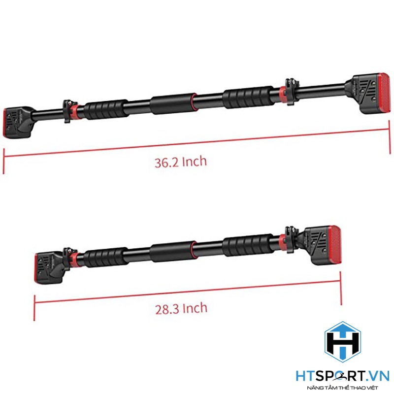 Xà Đơn Treo Tường, Thanh Xà Đơn Gắn Cửa Có Chốt Chống Xoay Tùy Chỉnh 72 - 140cm Cao Cấp, Dụng Cụ Tập Gym Thể Dục Tại Nhà