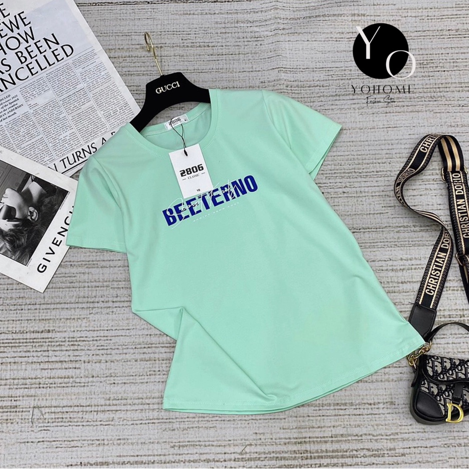Áo thun thái cổ tròn 2806 from vừa cổ tròn nhiều màu chất bao đẹp YOHOMI mã BEE