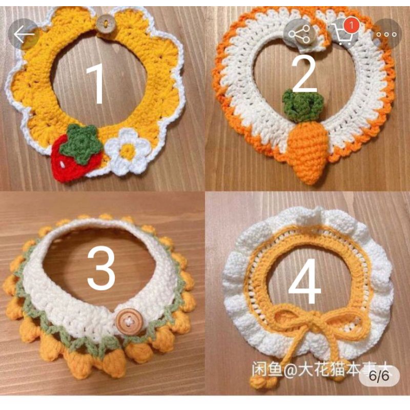 Bộ 4 yếm cho khách