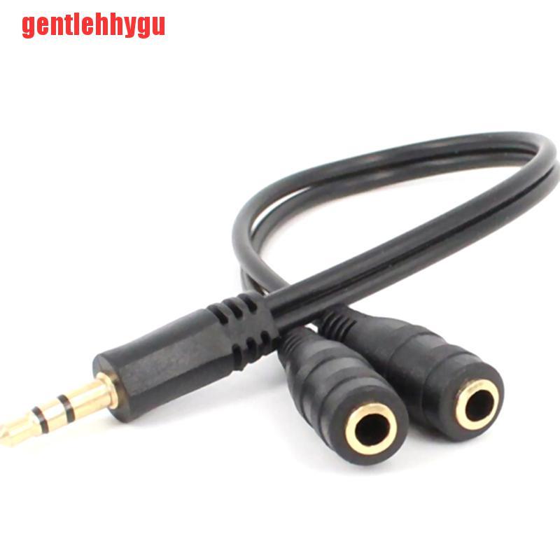 Set 2 Đầu Chia Âm Thanh 3.5mm 1 Male Jack Sang 2 Đầu Female