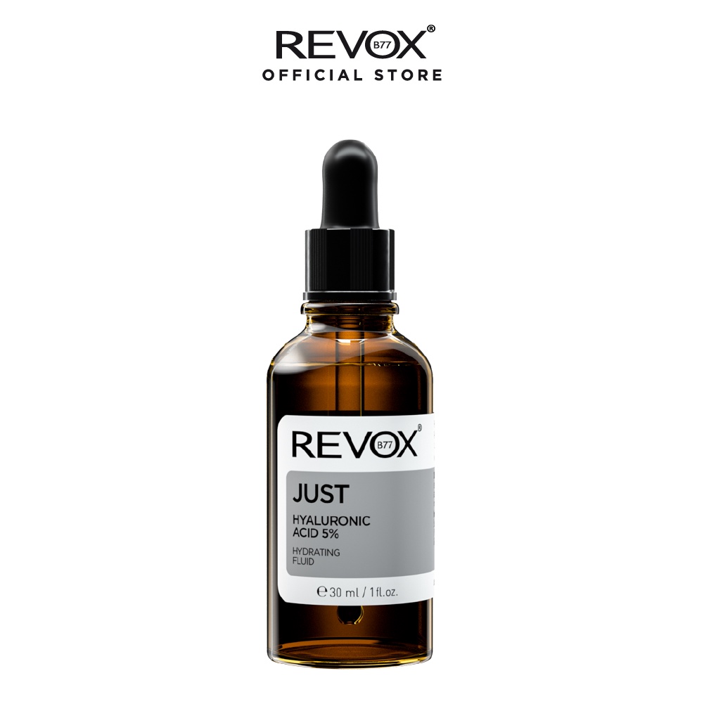Tinh chất dưỡng ẩm cho mặt và cổ Revox B77 Just - Hyaluronic Acid 5% 30ml