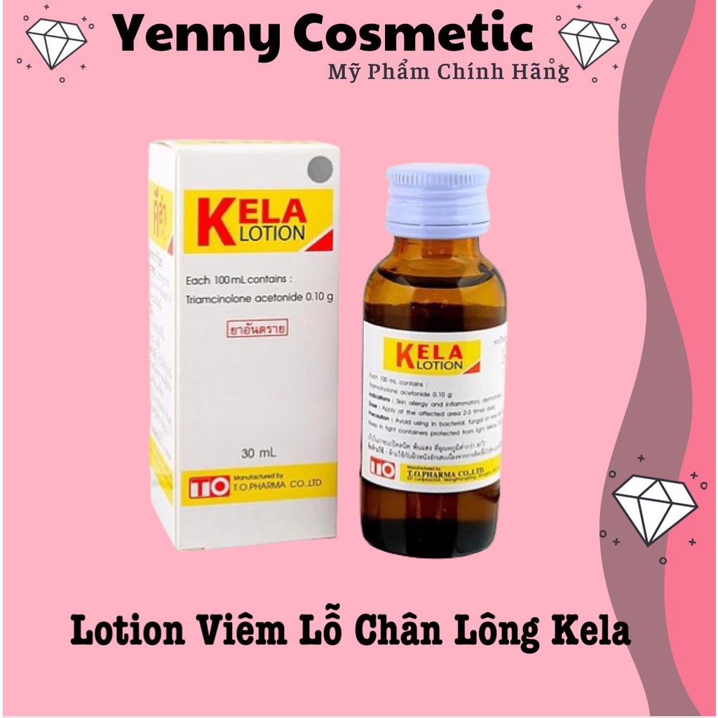 LOTION VIÊM LỖ CHÂN LÔNG KELA