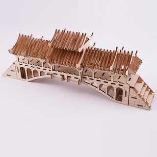 Đồ chơi lắp ráp gỗ 3D Mô hình Bridge HG-F024