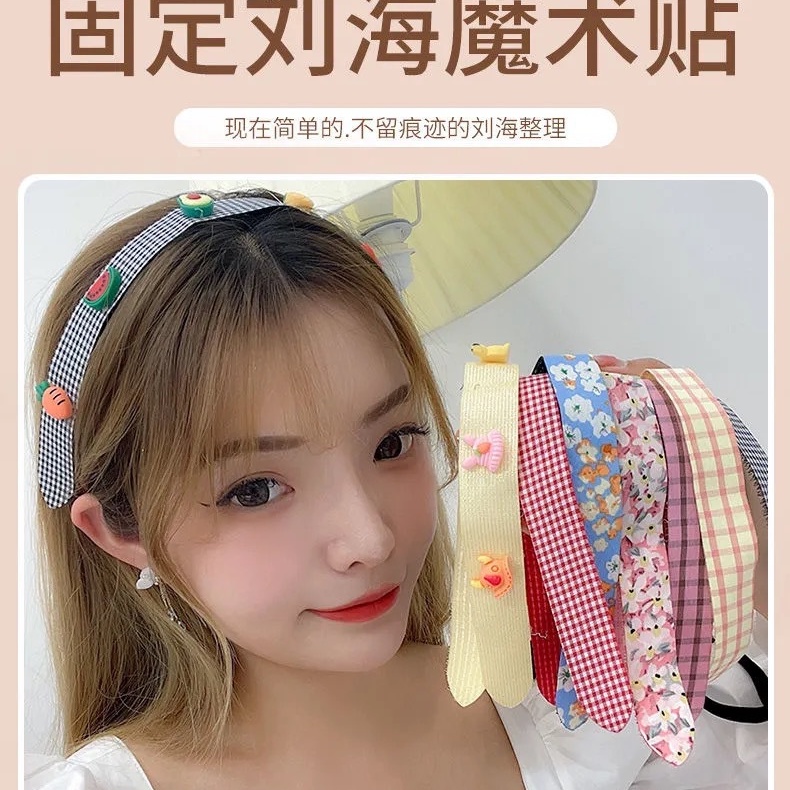 Băng Đô Cài Tóc Mềm Mại Họa Tiết Trái Cây/Hoa Xinh Xắn Cho Bé