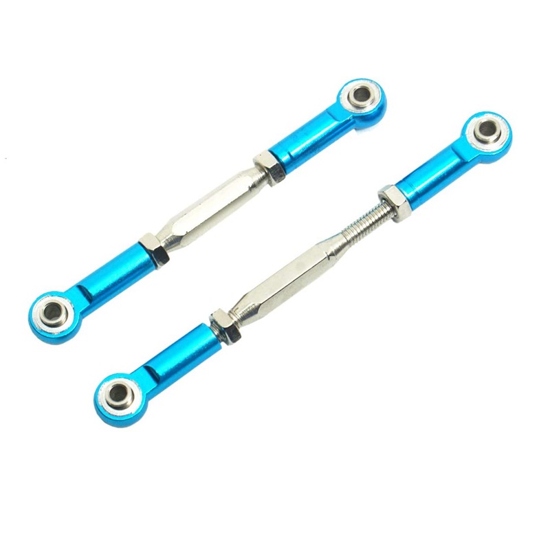 Set 2 Thanh Kéo Liên Kết Servo Bằng Kim Loại Điều Chỉnh Được Cho Traxxas Slash 4x4 5807 Hq727 1 / 10 Rc 2