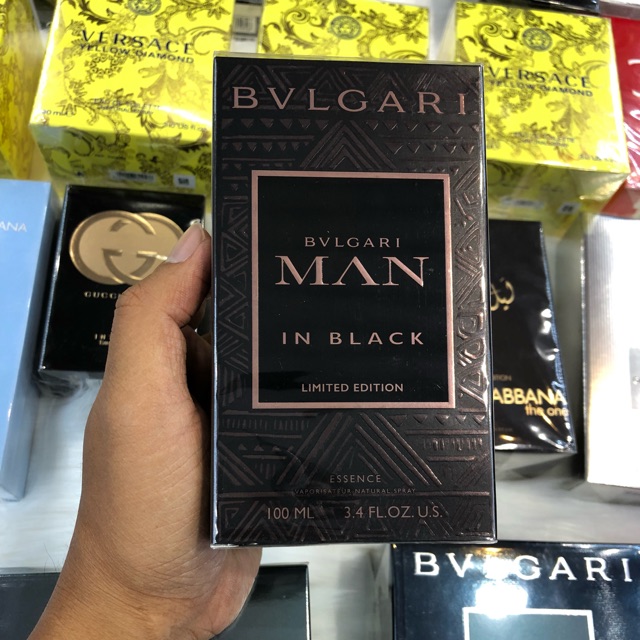 [ẢNH THẬT] Nước Hoa Nam Bvlgari Man In Black Essence Limited 100ml . Chính Hãng 2020