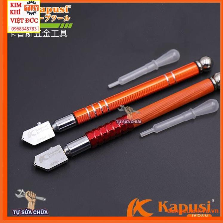 Dao cắt kính Kapusi Nhật Bản cao cấp loại xịn sắc bén chuyên cắt kính dày 10-20mm