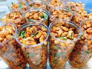 Điều rang tỏi ớt