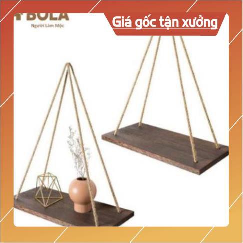 (Giá Xưởng) Kệ treo tường gỗ thông  - Trang trí nhà cửa - DIY