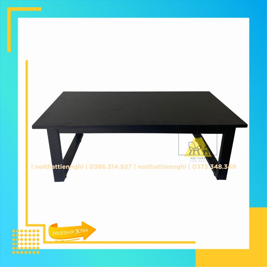 Bàn Gỗ Ngồi Bệt Kiểu Nhật khung chắc chắn, Dùng Làm Bàn Học, Trang Điểm Tiện Lợi, Dễ Dàng Lắp Ghép