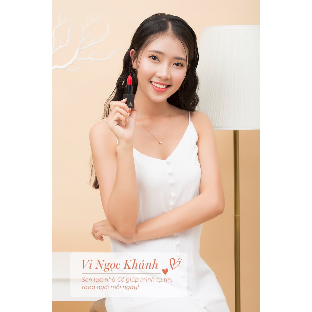 Son Không Chì - Son Lụa Cỏ Mềm - Son Thiên Nhiên An Toàn