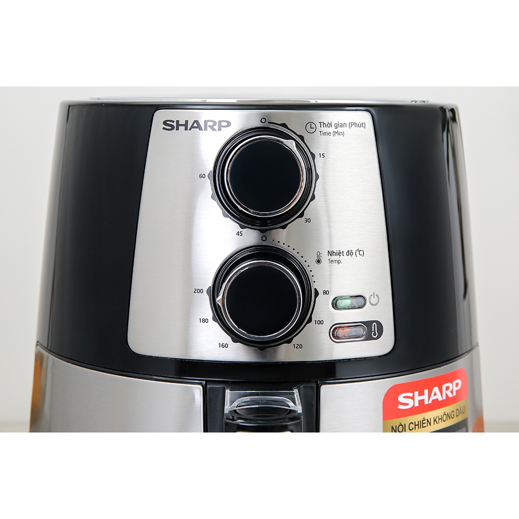 [Chính Hãng] Nồi chiên không dầu Sharp 3,5lít KF-AF42MV-ST, lỗi 1 đổi 1, bảo hành 12 tháng toàn quốc