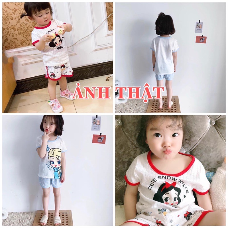 Bộ cộc tay cotton đục lỗ siêu mát hàng quảng châu cao cấp cho bé hè 2021 ms701107