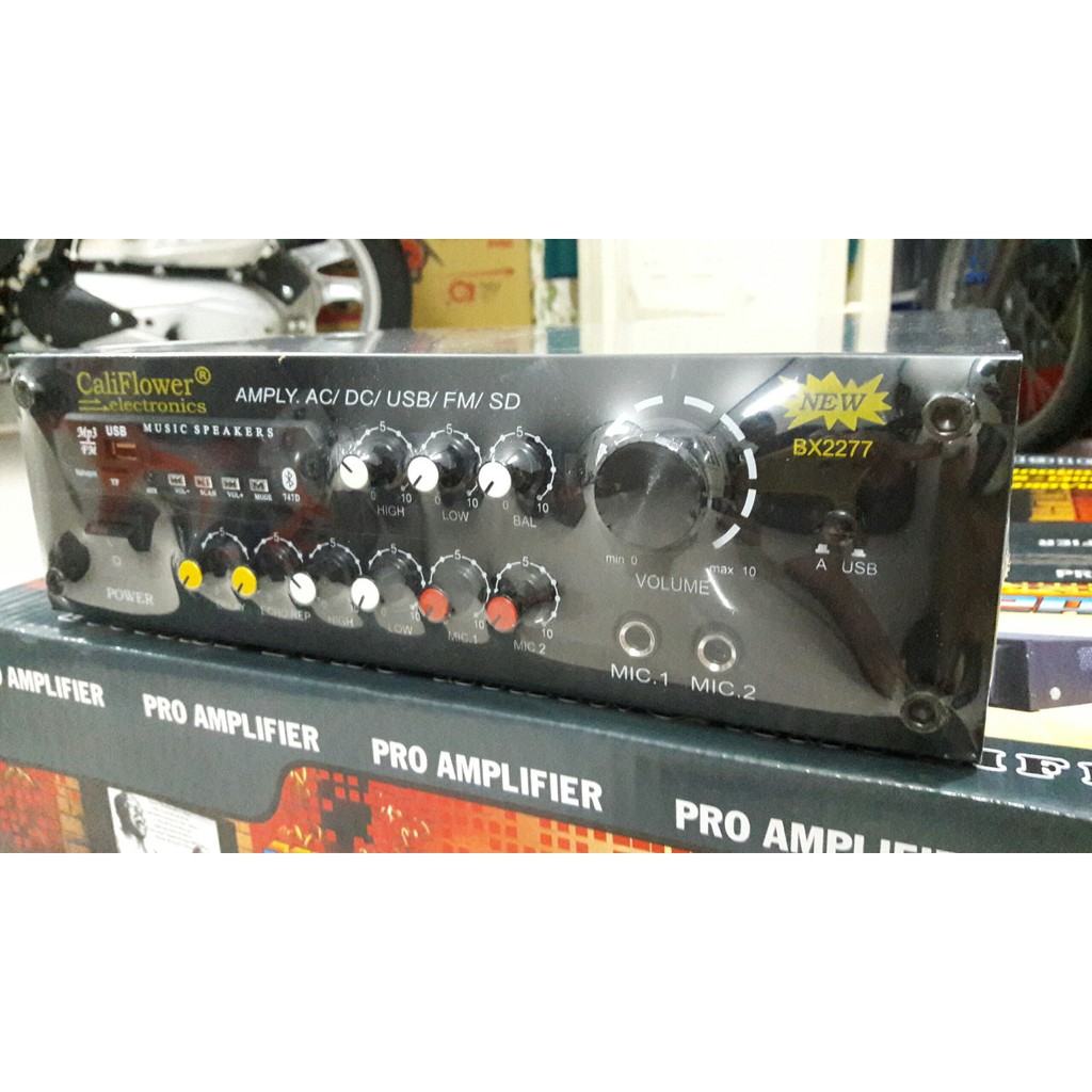 AMPLY KARAOKE MINI BX2277 DC 12V USB - BLUETOOTH