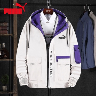 Áo khoác bóng chày thể thao PUMA chống nước cao cấp cho nam
