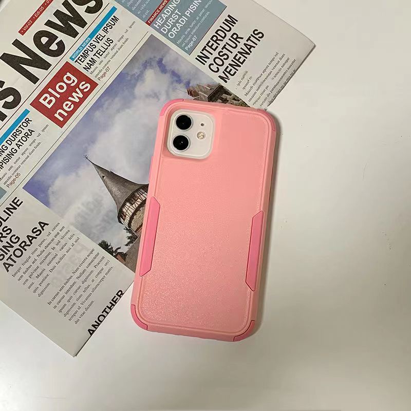 Ốp Điện Thoại Cứng Chống Rơi Chống Sốc 3 Trong 1 Cho iPhone 13 Pro Max 14 12 11 Pro Max Mini XS XR X 8 7 Plus + SE 2020