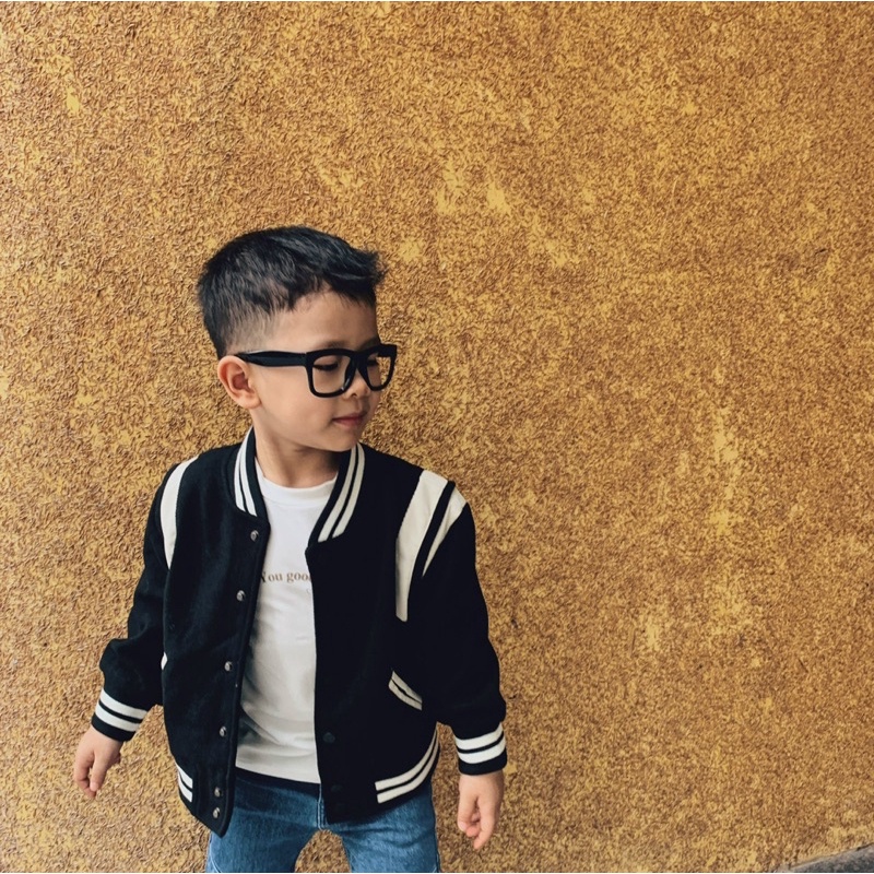 Quần Jeans Bé Trai Hoạ Tiết THE HOUSE KIDS Vạch Gối