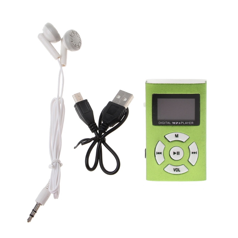 Máy Nghe Nhạc MP3 Bang MX-808 Mini Màn Hình LCD 32GB TF Chất Liệu Nhôm