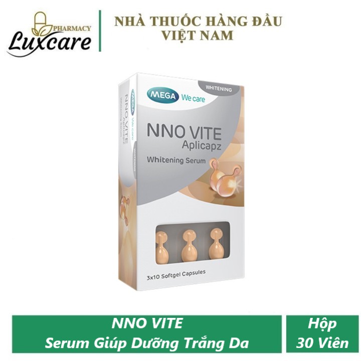 NNO VITE Aplicapz Whitening Serum - Giúp Dưỡng Trắng Da - Hộp 30 Viên - Luxcare