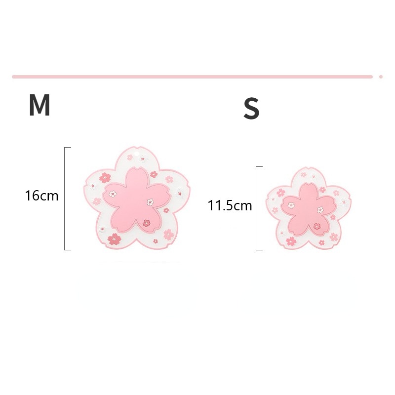 Đế Lót Ly Cách Nhiệt Chống Trơn Hình Hoa Anh Đào Sáng Tạo Có Thể Tái Sử Dụng