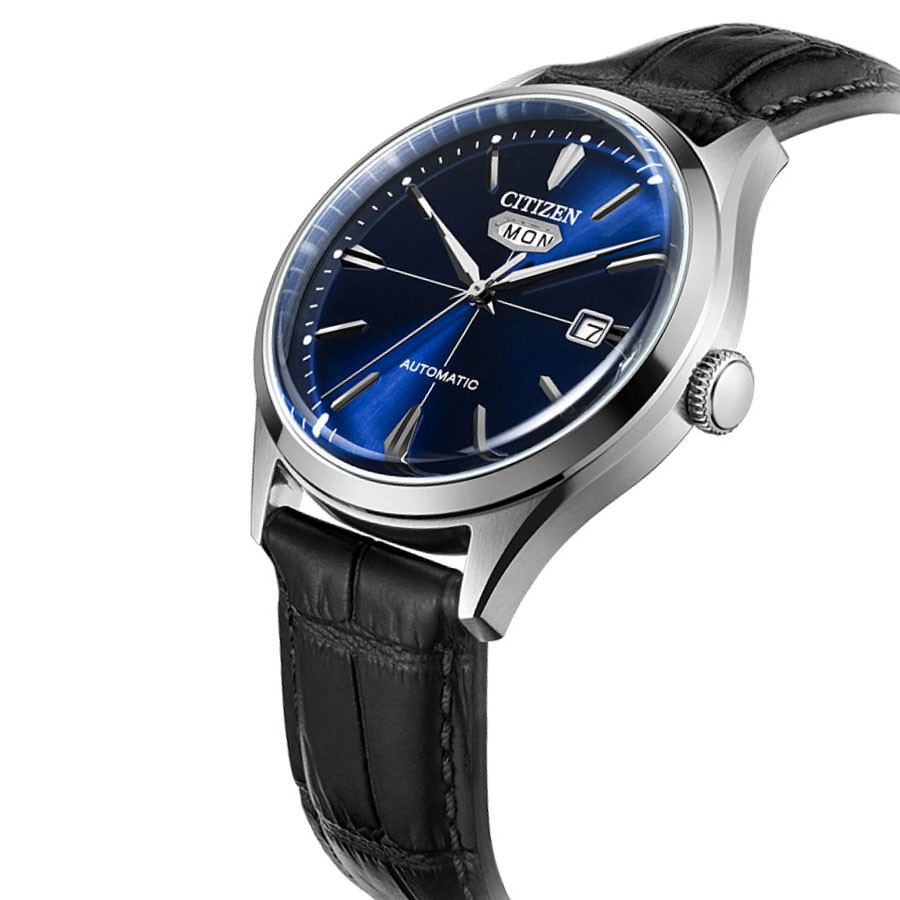 Đồng Hồ Citizen C7 Unisex Dây Da NH8390-20L - Mặt Xanh