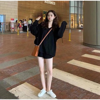 SET ÁO HOODIE+QUẦN SHORT NỈ DA CÁ