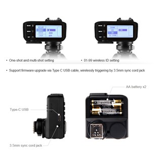 Godox X2T Trigger cho Sony, Canon, Nikon đánh đèn Flash Studio