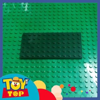 Tấm base đế 6x12 x1 (hạt) màu xanh lá đậm phụ kiện ghép No.496 - phụ kiện tương thích 3028