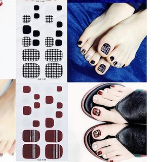 Dán Móng CHÂN Sticker siêu bền như làm nail ngoài tiệm cực đẹp và tiện lợi GD001~040;1